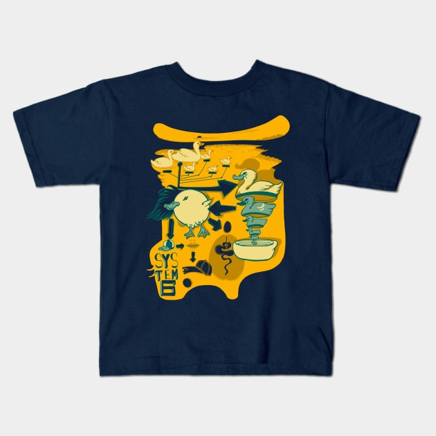 Duck Territory Kids T-Shirt by Petruss